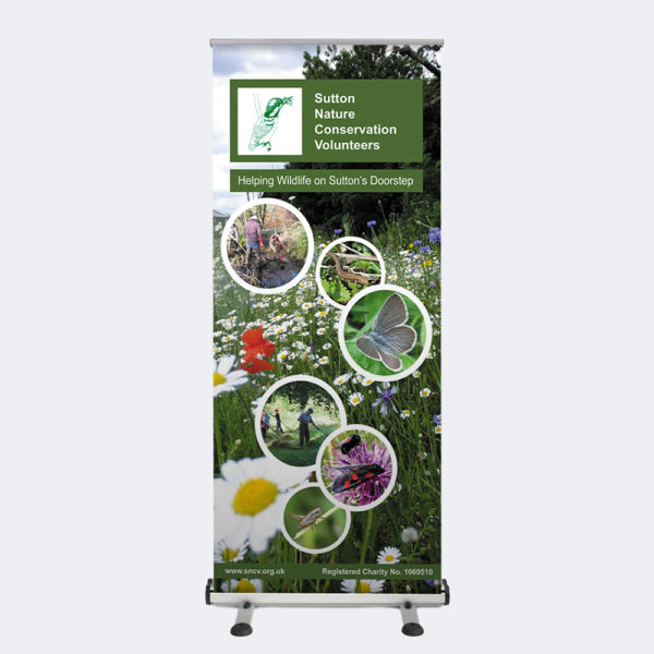 Outdoor Roller Banner (Front View)